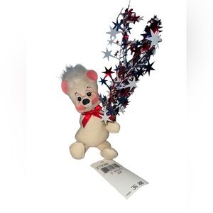 Vintage 8-inch Annalee Patriotic Bear NWT